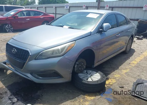 2016 Hyundai Sonata Hybrid Se из США, поврежденный, VIN KMHE24L14GA012423